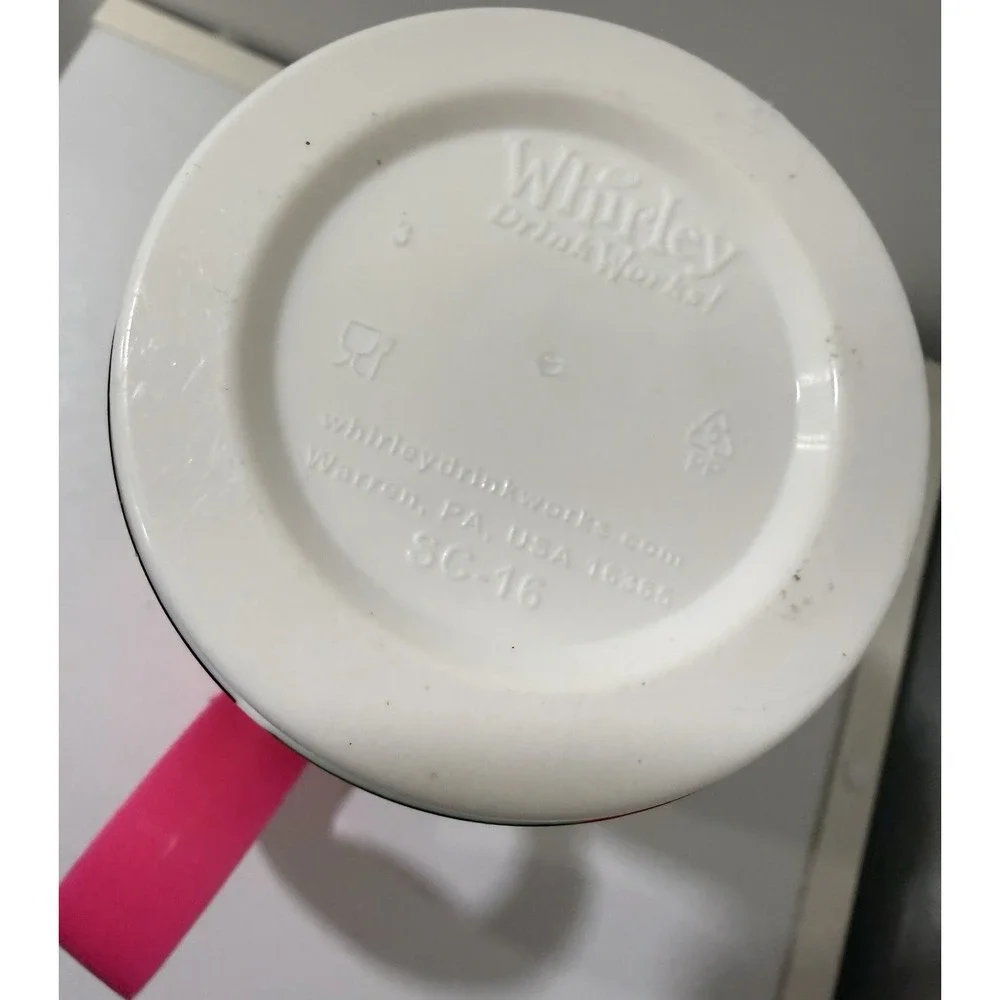 VintageWalt Disney World Refillable Mug Buzz Lightyear Cars Nemo Resort Cup Pink